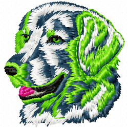Dogs Embroidery Design 1